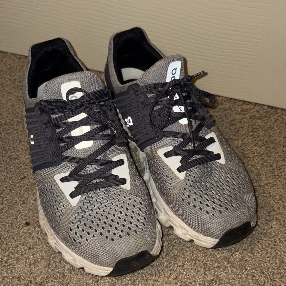Gray On Cloud Athletic Running Shoes